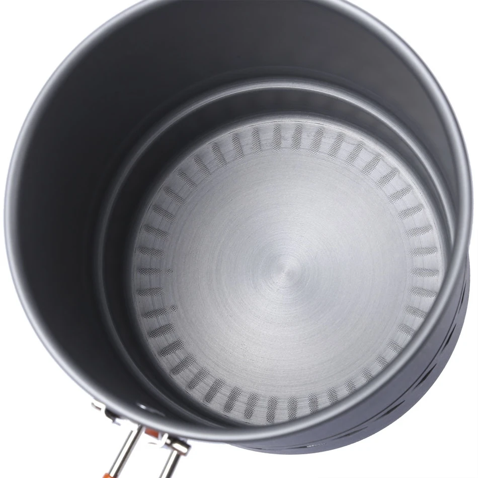 Булин портативный алюминиевый открытый горшок Сковорода кухонная посуда