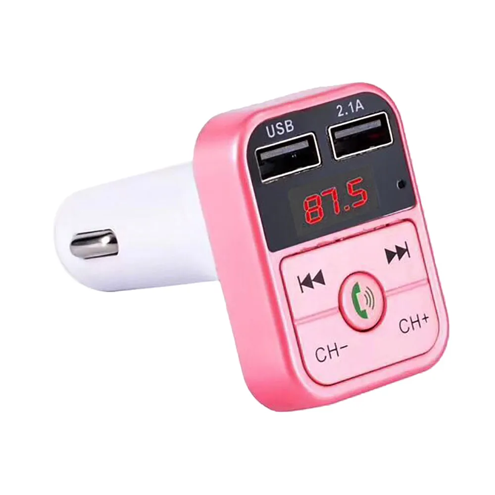 LED Dual USB Bluetooth4.1 Handsfree Car Kit Charger FM Transmitter MP3 Player A2B2 Music Auto Audio Receiver hands-free calls | Автомобили