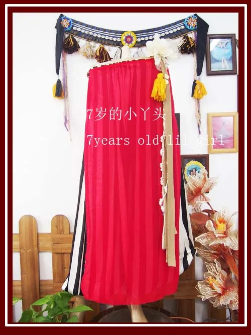 

Transparent Thin Skirt With Open Slit Belly Dance CX026