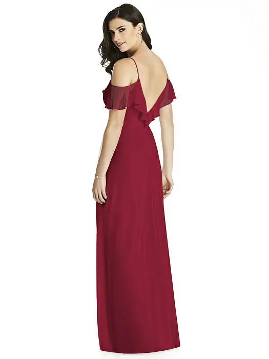 Sexy Off Shoulder Burgundy Robe Chiffon Mermaid Bridesmaid Dresses 2019 Longue Dentelle Navy Blue Wedding Guest Party Gowns | Свадьбы и