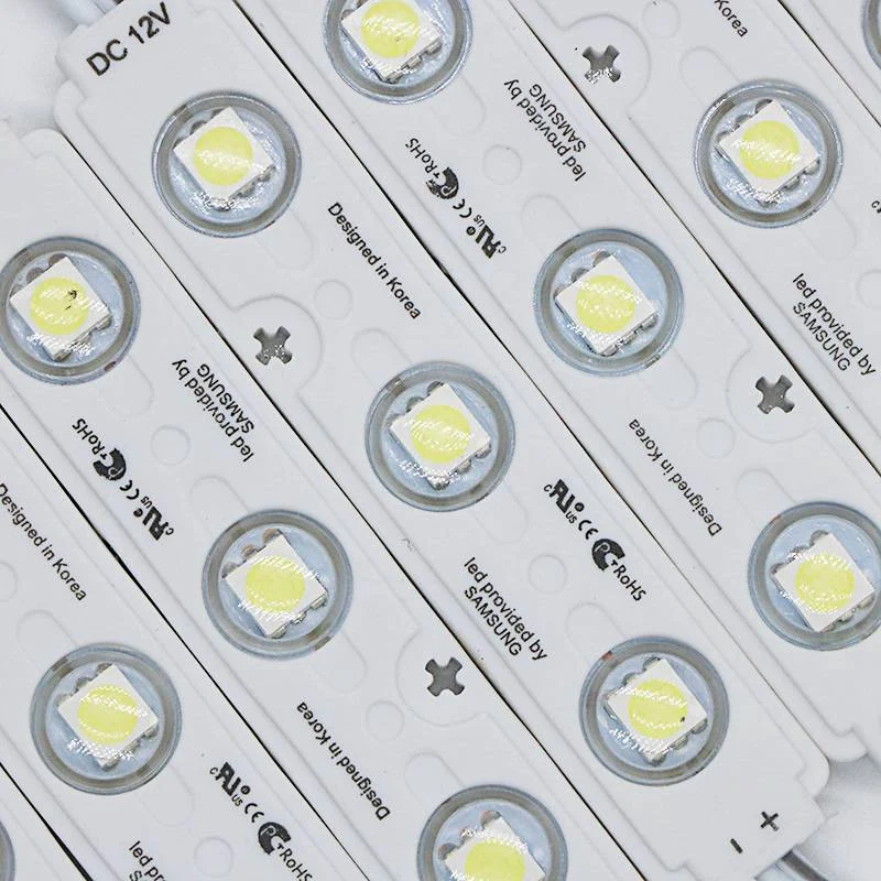 SZYOUMY впрыскиваемый светодиодный модуль с объективом 5050 SMD 3 led алюминиевая