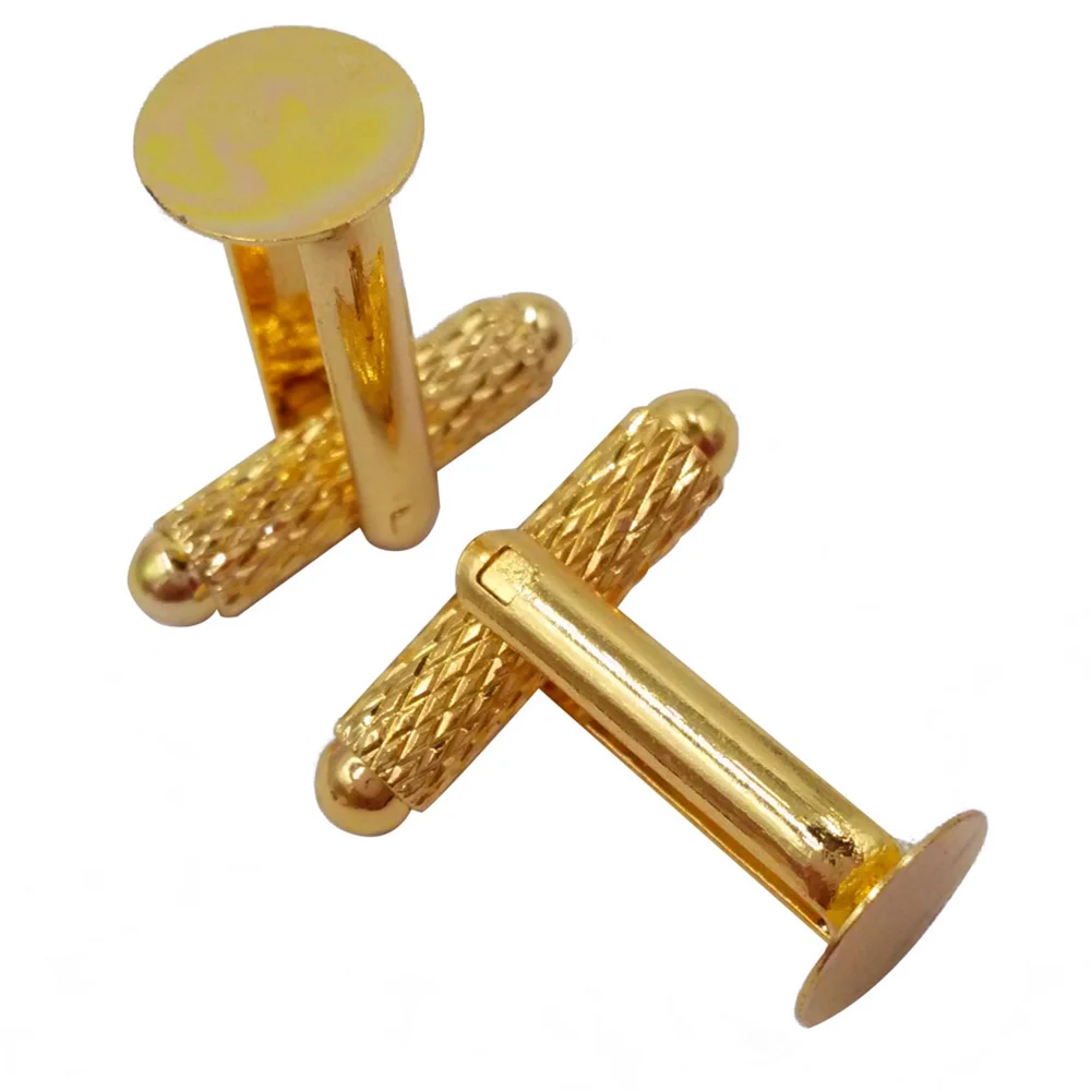 Оптовая продажа Безель пустые запонки лоток французские с 6 мм 8 10 12 Круглые