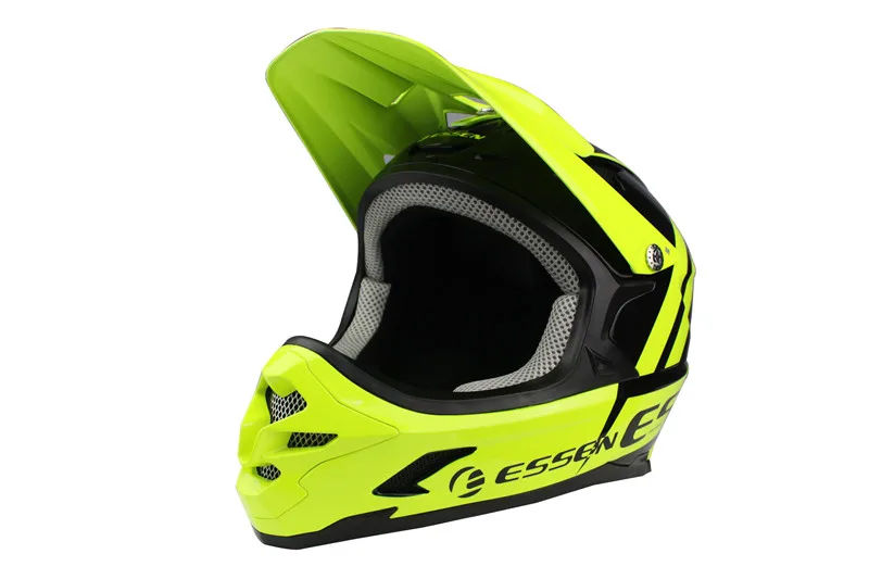 Yellow ESSEN мотоциклетный шлем бездорожье шлем MTB шлем Casco мотоциклетный кросс горный шлем Полнолицевой горный шоссейный гоночный шлем - Цвет: Yellow