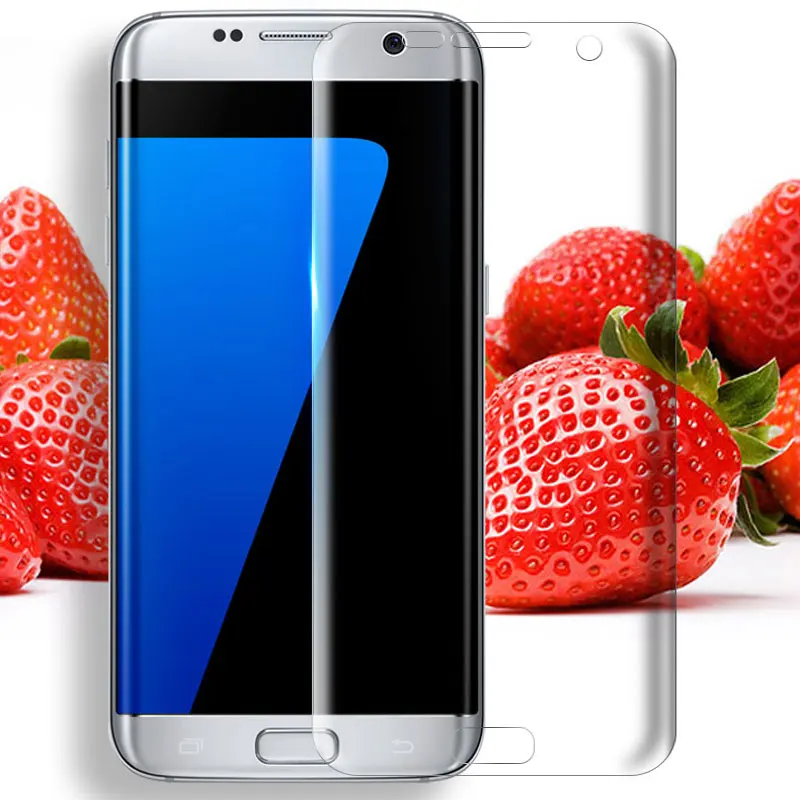 Защитная пленка для экрана Samsung Galaxy S6 S7 Edge S8 Plus s6 s7 s8 Pet полное покрытие (не