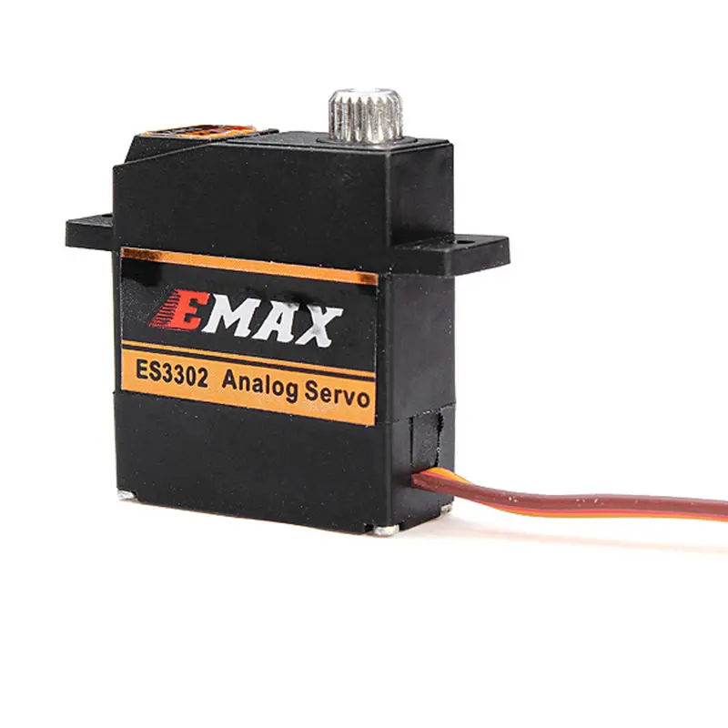 4X EMAX ES3302 12,4g мини металлическая Шестерня Аналоговый сервопривод для RC самолета