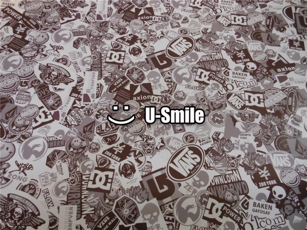 Черный и белый автомобиль стикер бомба виниловая пленка Лист воздуха бесплатно