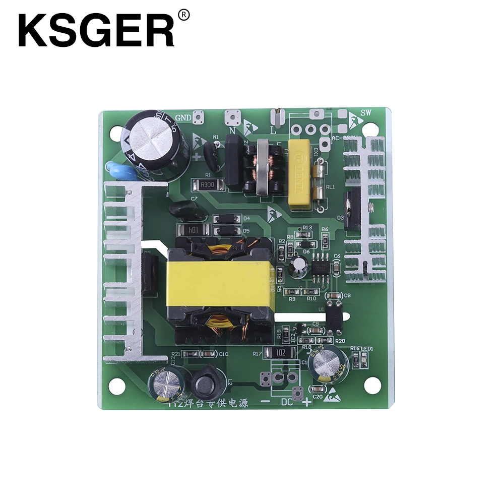 KSGER STM32 STC OLED 96 Вт 5A T12 DIY электрическая паяльная станция источник питания для