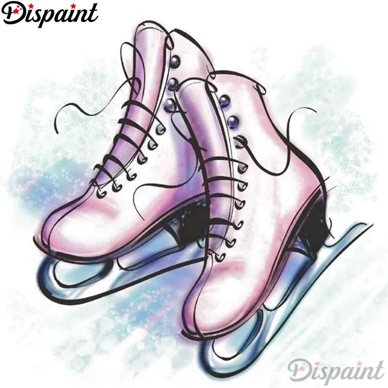 

Dispaint Full Square/Round Drill 5D DIY Diamond Painting "Skate scenery" 3D Embroidery Cross Stitch 5D Home Decor A18399
