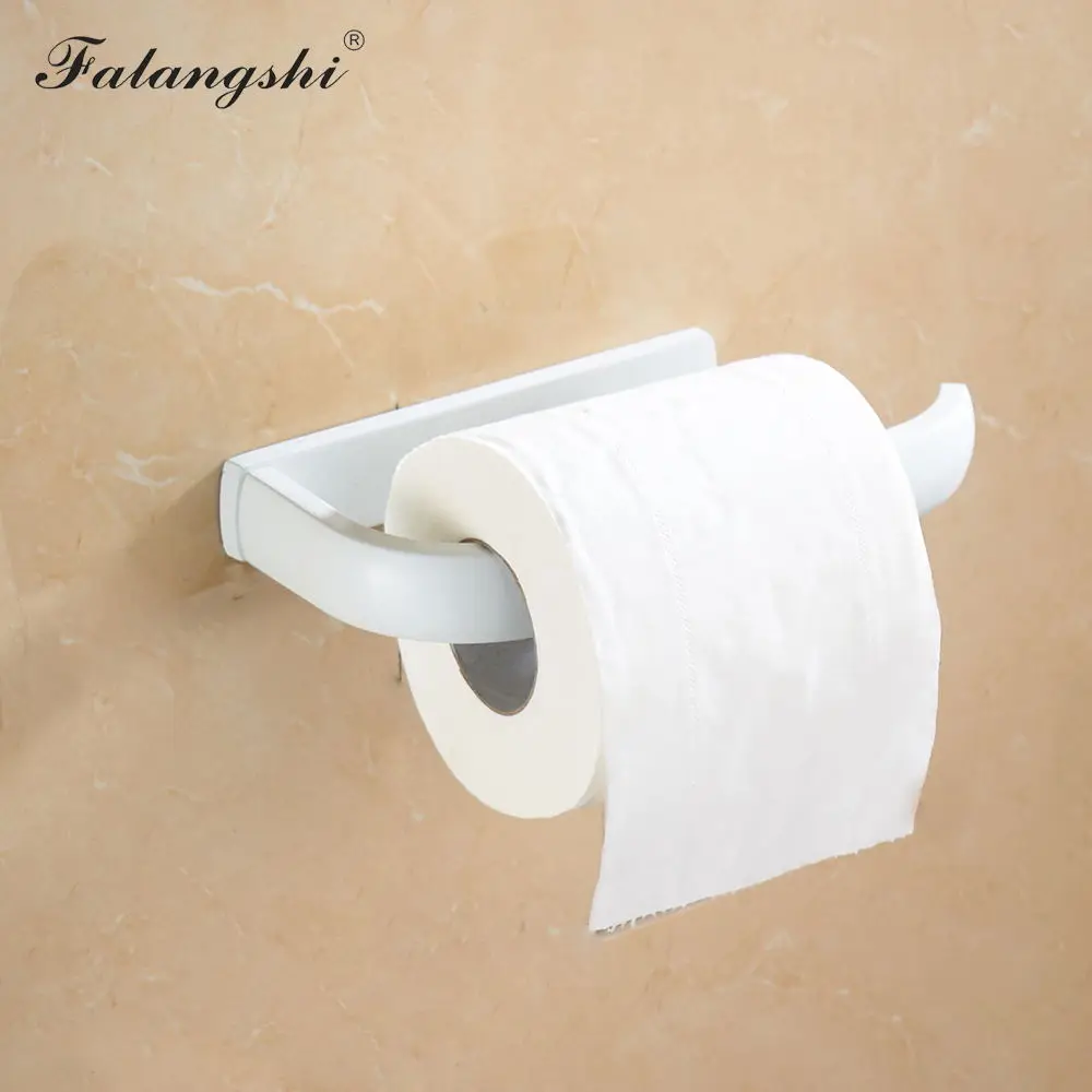 copper brass brushed toilet paper holder chrome black white gold bathroom accessories toilet tissue paper roll holder wb8201 free global shipping