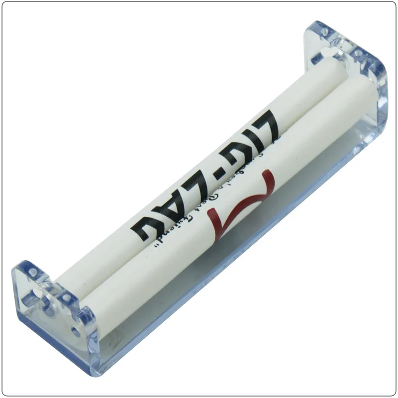 

Free Shipping 110mm Transparent Plastic Manually Cigarette Machine Weed Accessories Smoking Rolling Papers Tobacco Machine