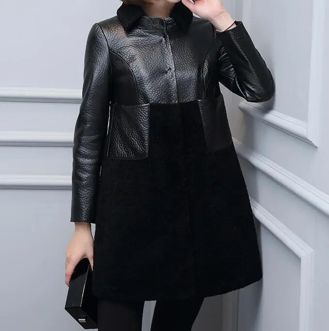 

Шуба Длинная, весна/осень, S--3XL