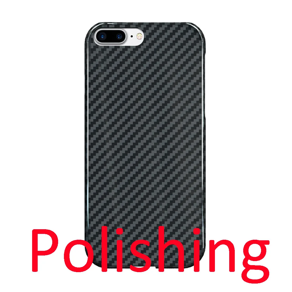 Polishing CORNMI настоящий чехол из углеродного волокна для iphone 8 Plus 7 Plus 7 8 чехол для телефона Роскошный ультра тонкий задний корпус - Цвет: Polishing