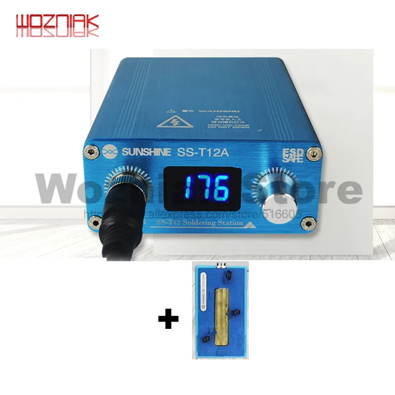 SS T12A паяльная станция комплект инструмент для ремонта материнской платы iPhone 6 7 8 X