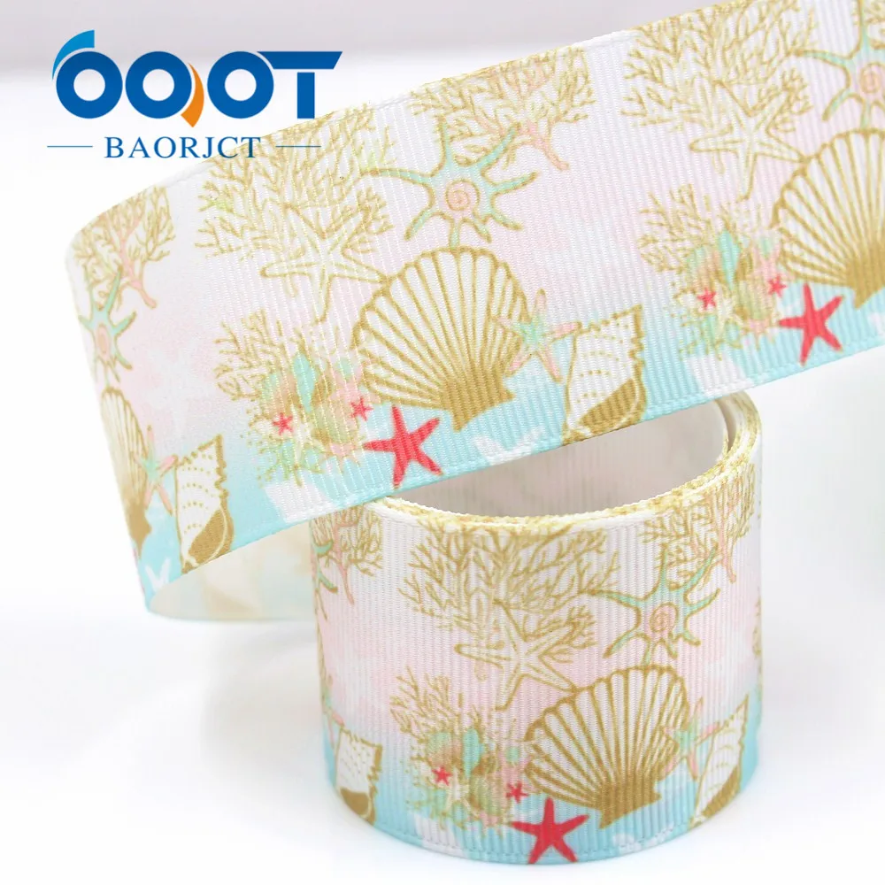OOOT BAORJCT G-18716-620 38 мм 10 ярдов Мультяшные ленты термотрансферные с принтом grosgrain