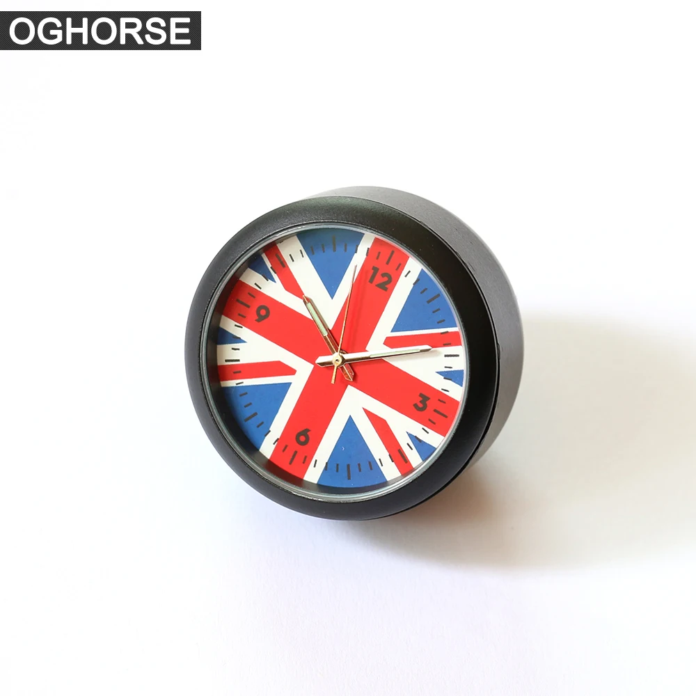 Автомобильные часы MINI Cooper R50 R52 R53 R55 R56 R57 R58 R59 R60 R61 F54 F55 F56 F60 с флагом