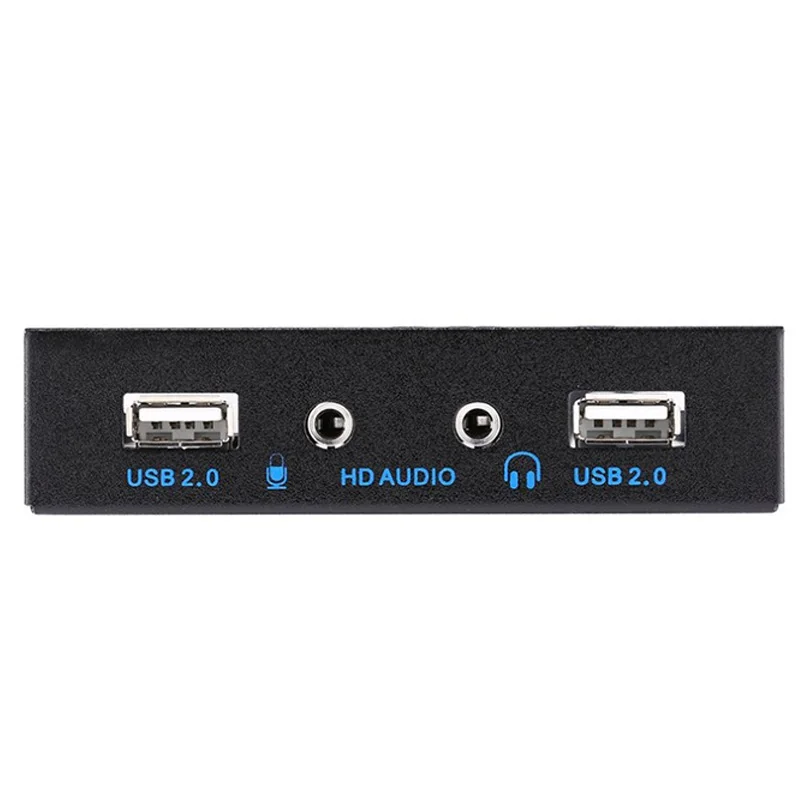 En Labs 2 портовый USB 0 3 концентратор ПК 5 передняя панель аудиоразъем держатель