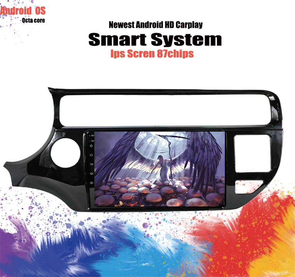 Автомобильный Радио Мультимедийный DVD плеер Android 10 0 2din навигация для KIA RIO k2 k3 2015-2018