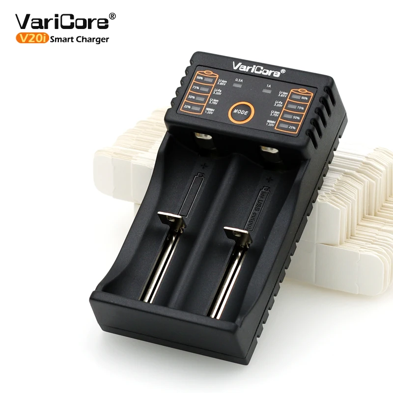 Умное зарядное устройство VariCore V20i 18650 1 2 в 3 7 85 В AA / AAA 18350 26650 10440 14500 16340 25500 NiMH |