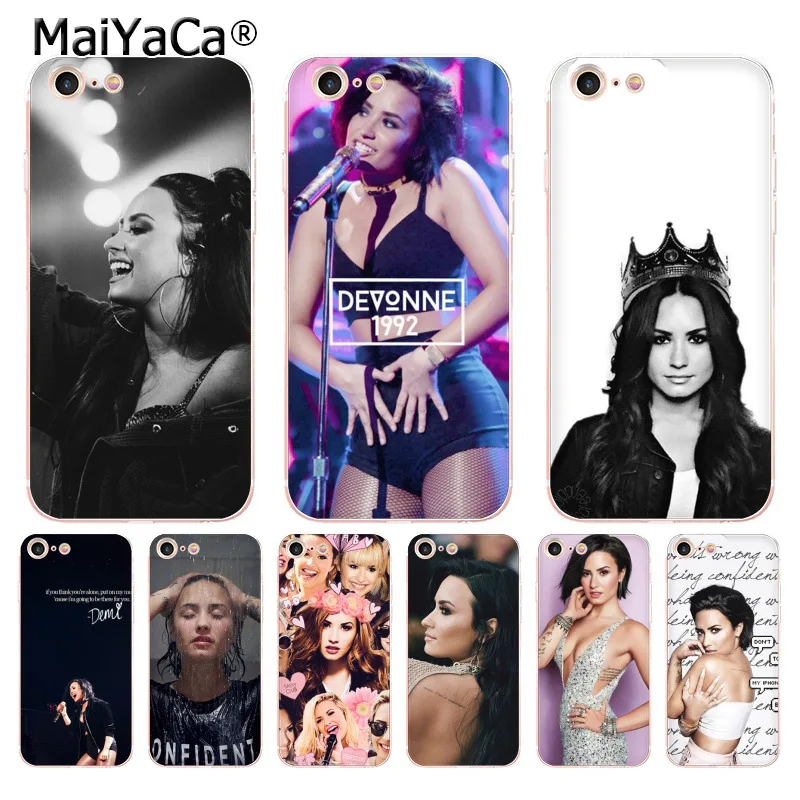 MaiYaCa Demi Lovato хит продаж модные аксессуары для телефонов Чехол iPhone 8 7 6 6S Plus X 10 5S SE 5C