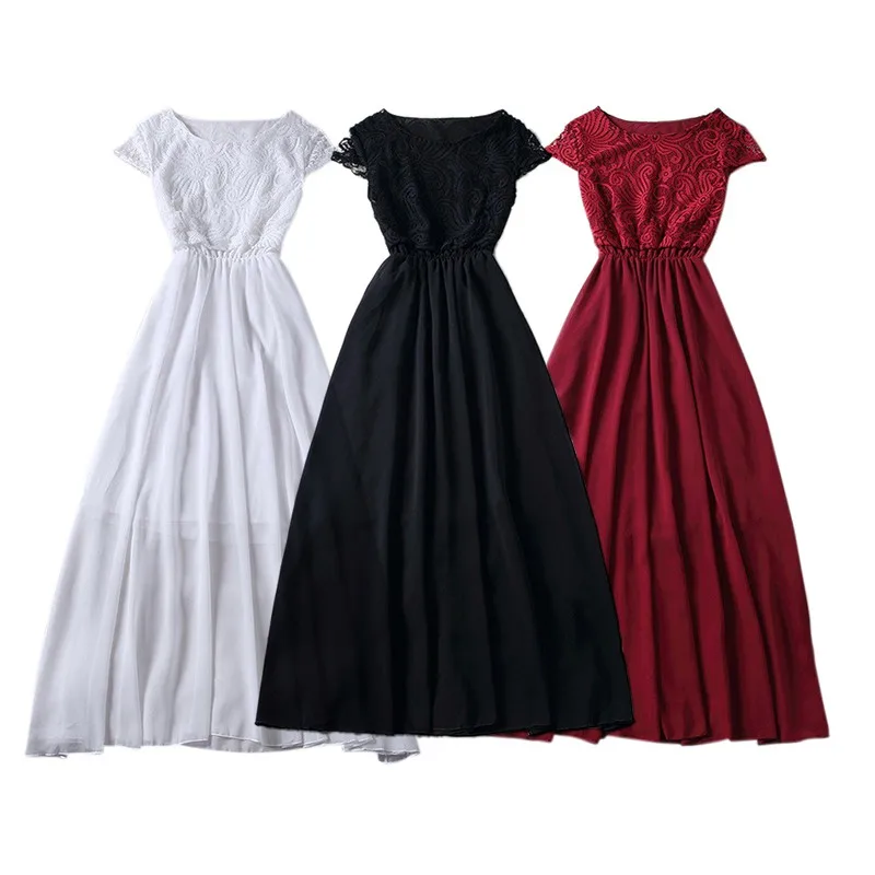 Женское кружевное Элегантное Длинное Платье в стиле бохо Свадебное бальное