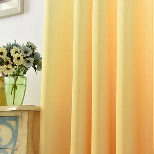 Curtain -Color 2 3d напечатанные градиентные цветные оконные занавески s для спальни гостиной кухни Тюль занавески ткани обработки изоляции - Цвет: Curtain -Color 2
