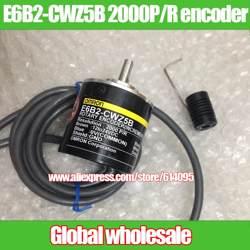 1 шт. E6B2-CWZ5B 2000 P/R кодировщик для OMRON/2000 линия высокоточного импульсного