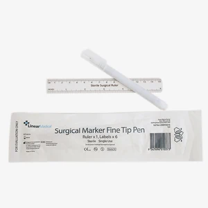 Микроблейдинг, хирургический маркер для кожи с линейкой, инструмент для писца, постоянная татуировка на брови, принадлежности для татуировки, Перманентный макияж для пирсинга