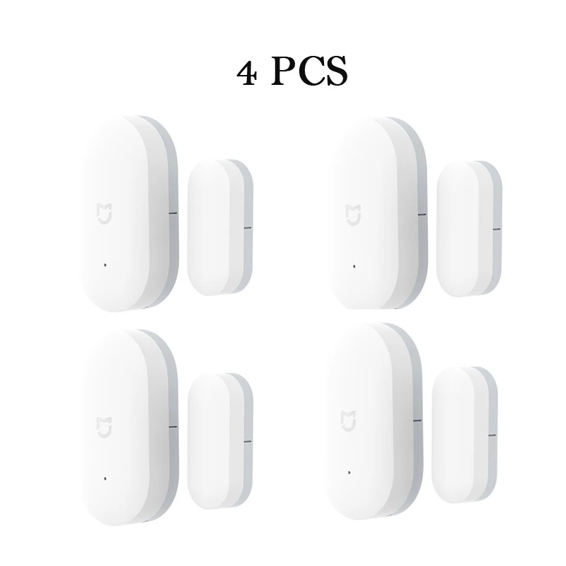 4 PCS Xiao mi дверной датчик умный дом комплект сигнализации работает с шлюзом mi Home App - Цвет: 4 PCS