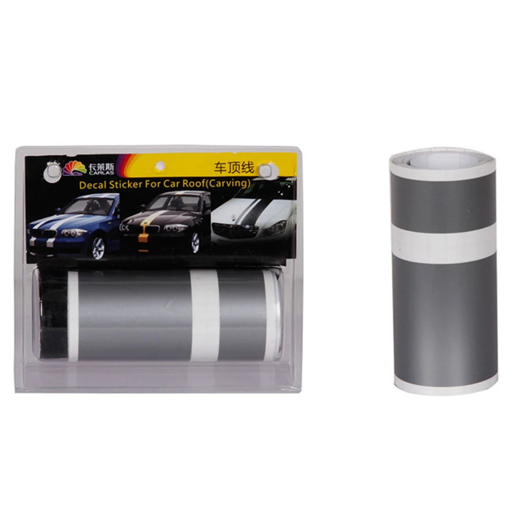 Автомобильные виниловые наклейки с капюшоном 20 см * 450 в гоночную полоску|sticker racing