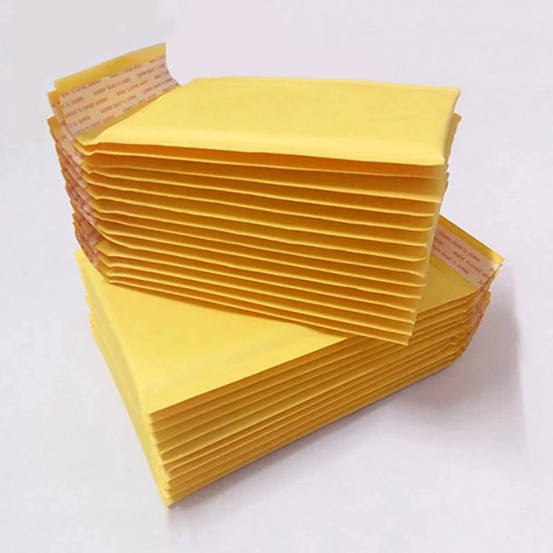 

10 pcs/lot (110*130mm) Bubble Mailers Padded Envelopes Packaging Shipping Bags Kraft Bubble Mailing Envelope Bags