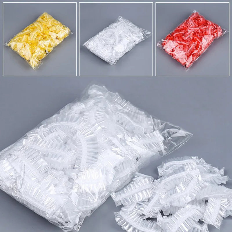 100 шт./лот новинка практичный одноразовый чехол для краски волос цветной защитный