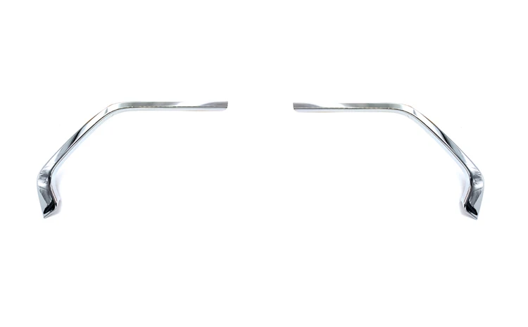 Автомобильные аксессуары 2 шт. хромированный автомобильный передний гриль из АБС