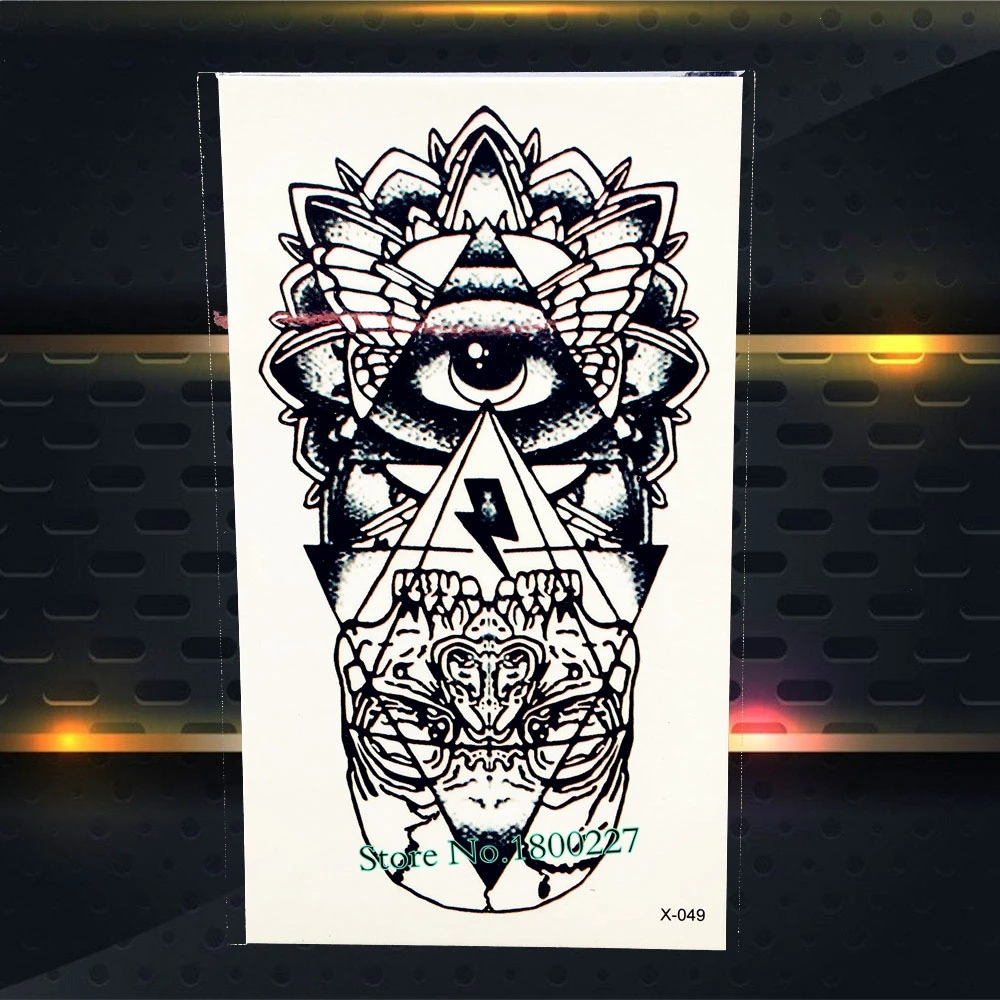 Симпатичные Фокс Временные татуировки для детей Средства ухода за кожей Книги по