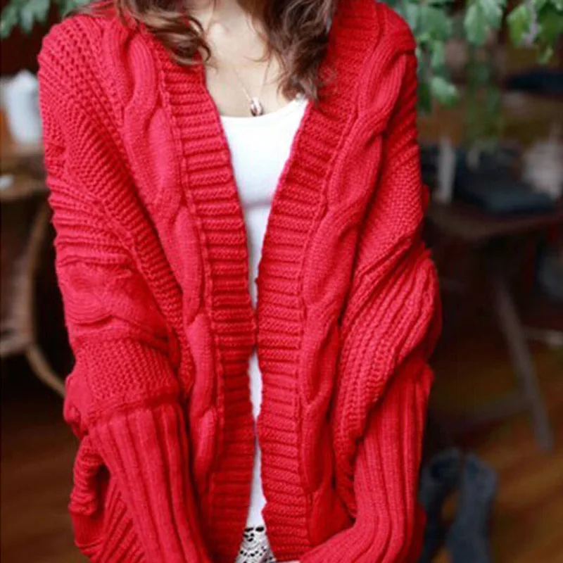 Модный осенне-зимний женский кардиган Повседневный новый свободный свитер