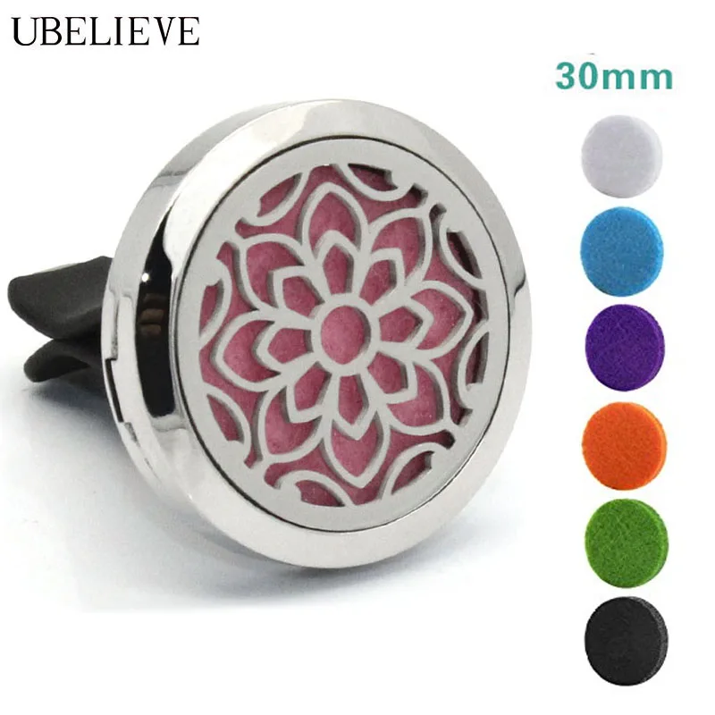 Цветок ароматерапия автомобиль магнит искусственное эфирное масло парфюмерный