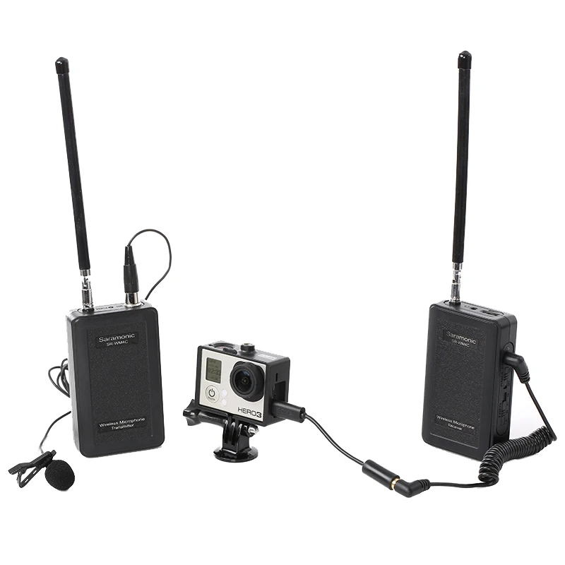 Saramonic SR-WM4C Lavalier беспроводной микрофон для Canon Nikon Sony DSLR камер Panasonic Видеокамера GoPro
