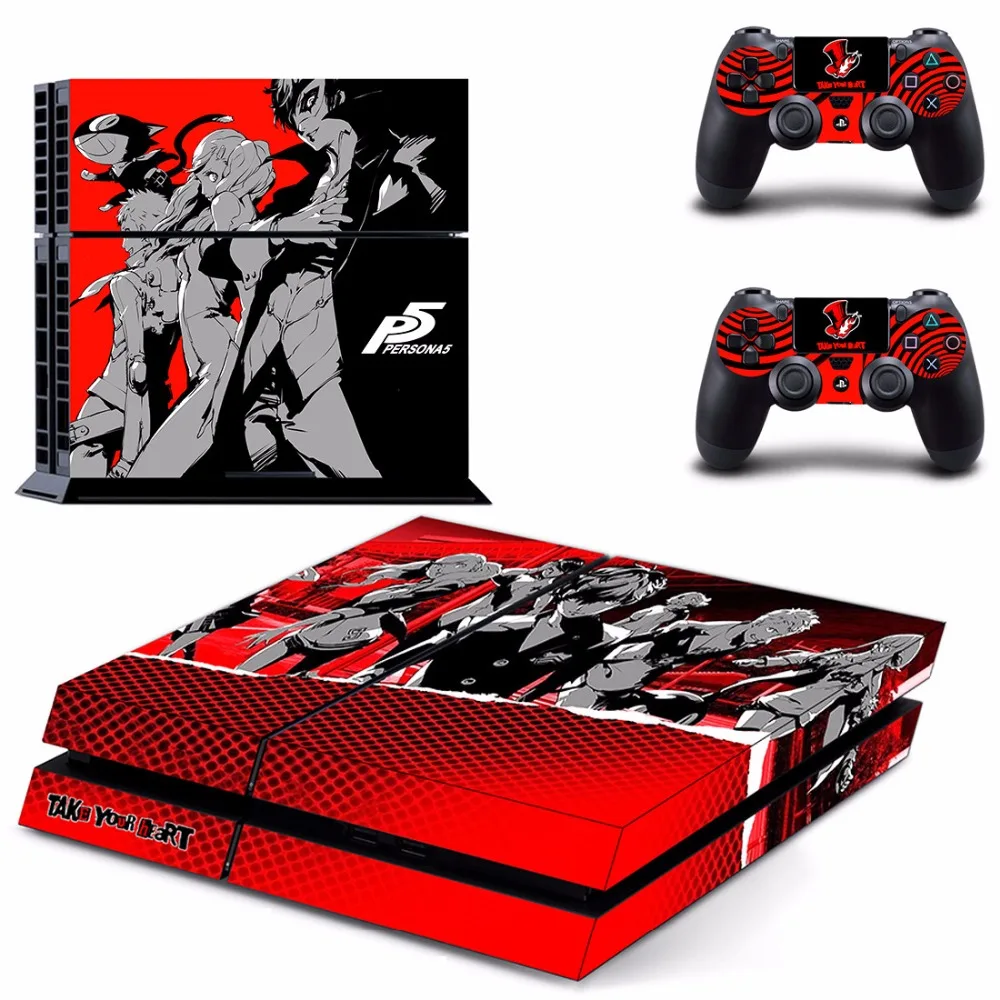 Persona 5 Королевского PS4 переводная картинка наклейка для Sony PlayStation 4 консоли и 2
