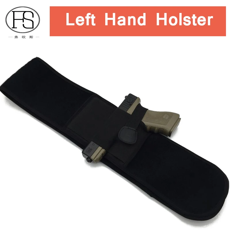 

Высокоэластичная нейлоновая кобура для пистолета с ремешком на живот с магнитной сумкой выбор для правой или левой руки кобура для пистоле...