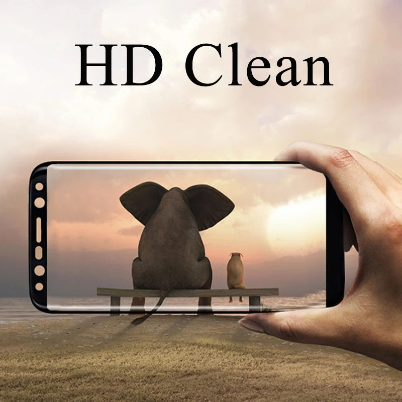 Стекло для samsung s8 plus note 8 3d изогнутая galaxy s8plus note8 Защитная пленка экрана damsung glaxay