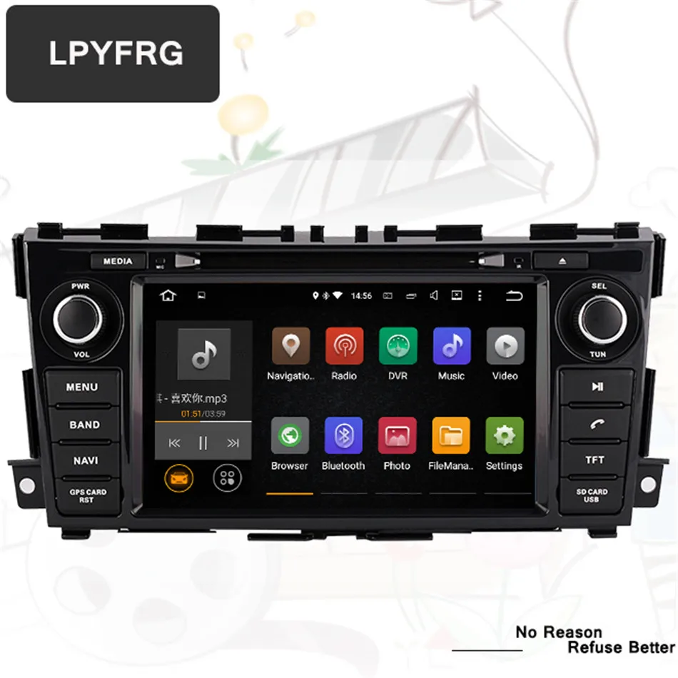 Android 10 автомобильный dvd плеер для NISSAN Teana Altima 2014 2015 2016 2017 Автомобильный GPS NAVI