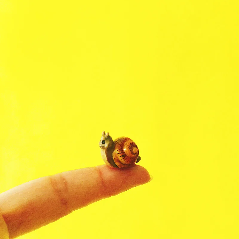 1 vintage snail 1 шт/Улитка/Кукольный дом/миниатюры/милый/Сказочный Садовый Гном/мох Декор террариума/ремесла/Бонсай/фигурка/c094c063 - Цвет: 1 vintage snail