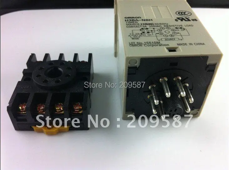 Многофункциональное реле времени с таймером H3BA N8H 8PIN 2NO 2NC AC 220V|relay solenoid|timer pillrelay 12v