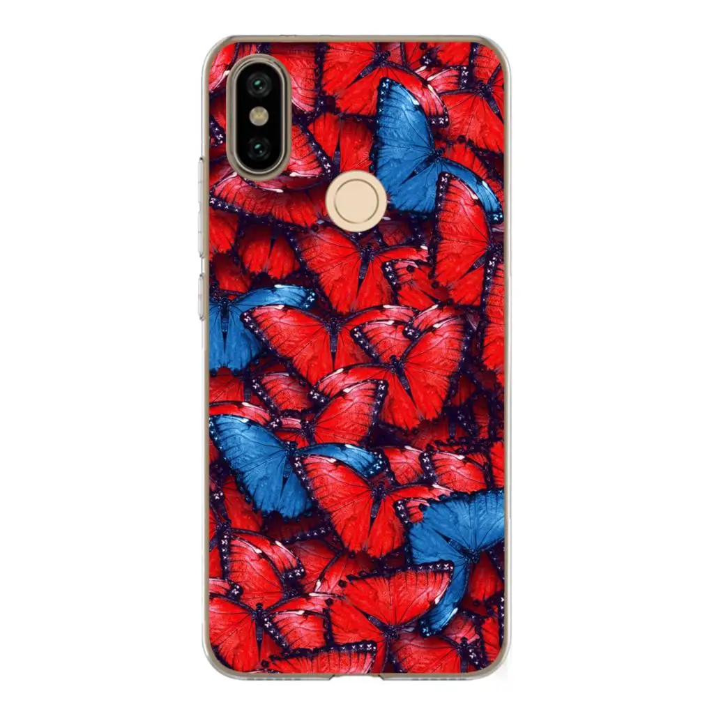 Чехол для Xiaomi Mi A2 6X чехол 5 99 дюйма мягкий ТПУ силикон милый цвет блестящий