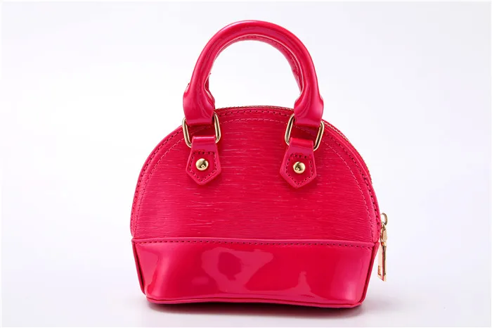 rose red KAFVNIE модная сумка для детей высокого класса PU подарок на день рождения Детская Принцесса Милая Красная женская вечерняя сумочка - Цвет: rose red