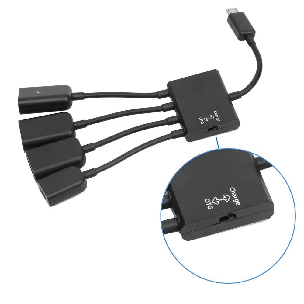 Leadzoe 4 портовый микро USB кабель для зарядки OTG планшета Android смартфона|usb hub usb|hub usbusb |
