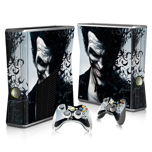 YS-XBOX360 Slim 3127 Бэтмен Джокер и Супермен кожи наклейка для Xbox 360 Slim консоль и контроллеры Скины стикеры s для Xbox360 тонкий винил - Цвет: YS-XBOX360 Slim 3127