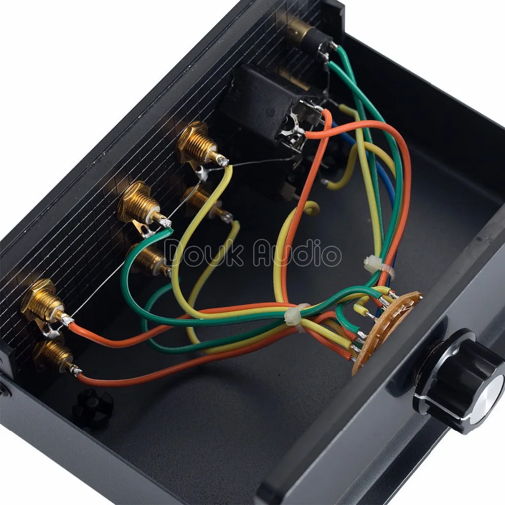 Nobsound мини Пассивный предусилитель DIY стерео аудио кабель сплиттер 6-в-1-2*3,5 мм/6,35 мм/усилитель RCA