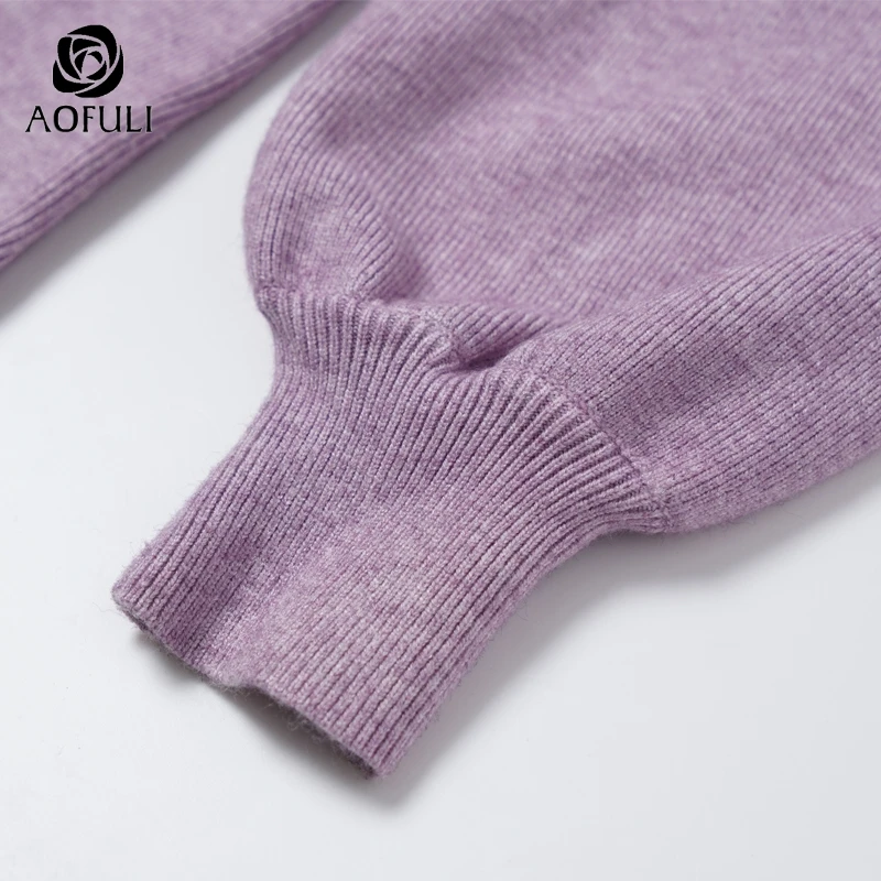 Размер-XL винтажное платье-пуловер с v-образным вырезом на спине трикотажное