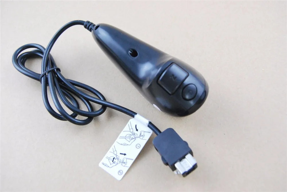 Черный/белый контроллер "нунчаки" для консоль Nintendo Wii