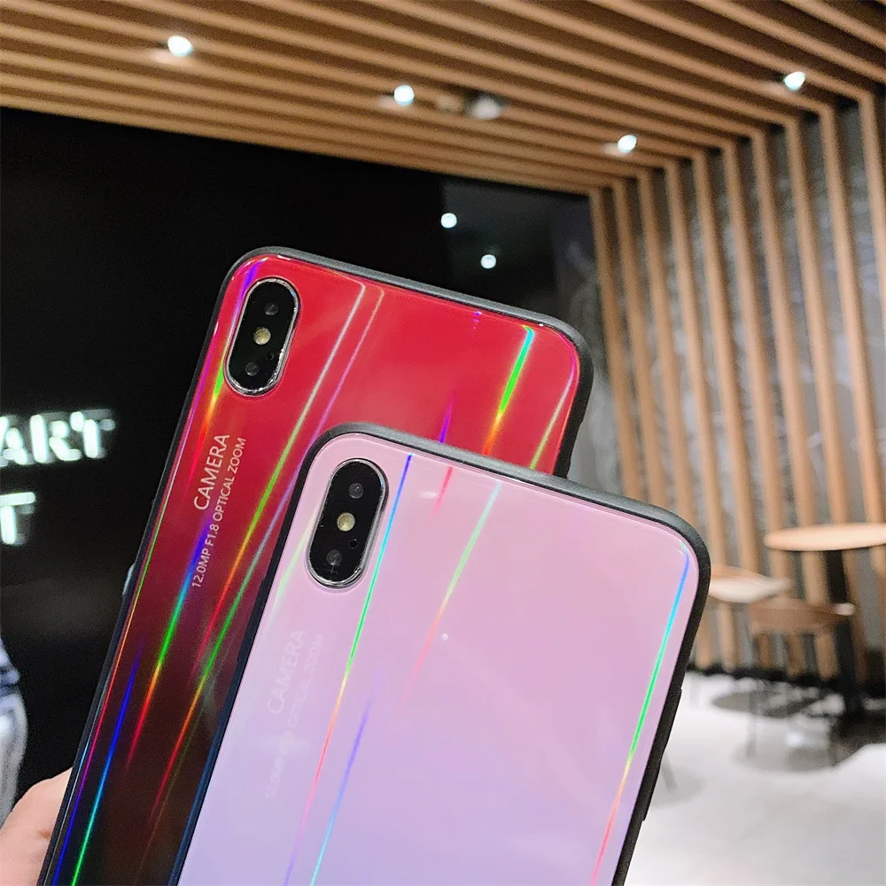 Для Xiaomi Redmi Note 7 Чехол для мобильного телефона чехлы холодный закаленное Стекло